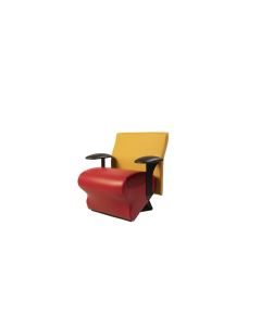 Refurbished Gordon Russell Fauteuil - Rood/Geel