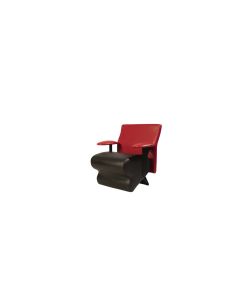 Refurbished Gordon Russell Fauteuil - Rood/Zwart