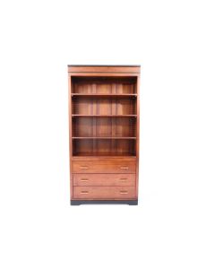 Boekenkast Art Deco met 3 laden
