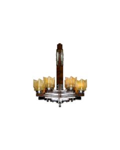 Art Deco Hanglamp acht lichts