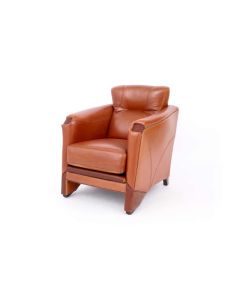 refurbished Mol & Geurts fauteuil bruin. Verkocht!
