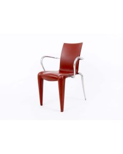 Vintage set 5 Vitra eetkamerstoelen Louis 20, Philippe Starck