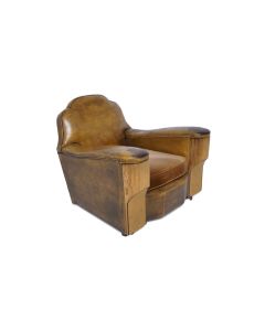 Antieke clubfauteuil, Frankrijk jaren '40