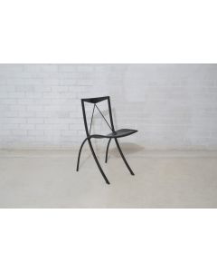 vintage set van 6 Cattelan eetkamerstoelen