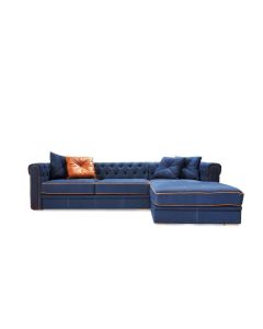 sofa Napels met chaise BLUE DENIM