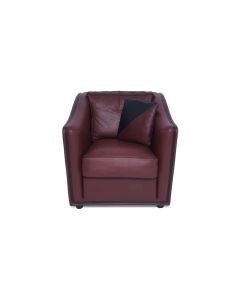 refurbished fauteuil Mol & Geurts rood