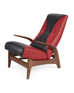 Vintage refurbished Gimson & Slater fauteuil Rock 'n Rest