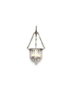 Hanglamp Glas met Chroom 5 Lichts