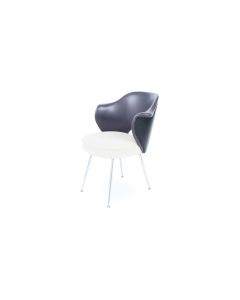 set van 6 kantoorstoelen, Italy 50's