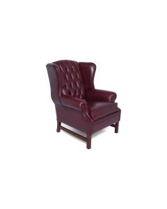 Chesterfield wingchair Vatican red